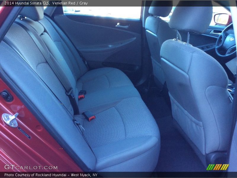 Venetian Red / Gray 2014 Hyundai Sonata GLS