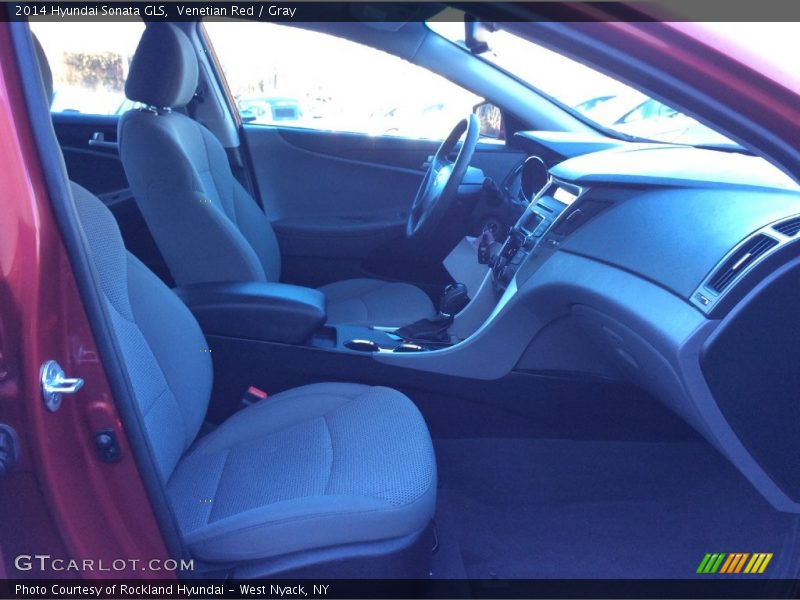 Venetian Red / Gray 2014 Hyundai Sonata GLS