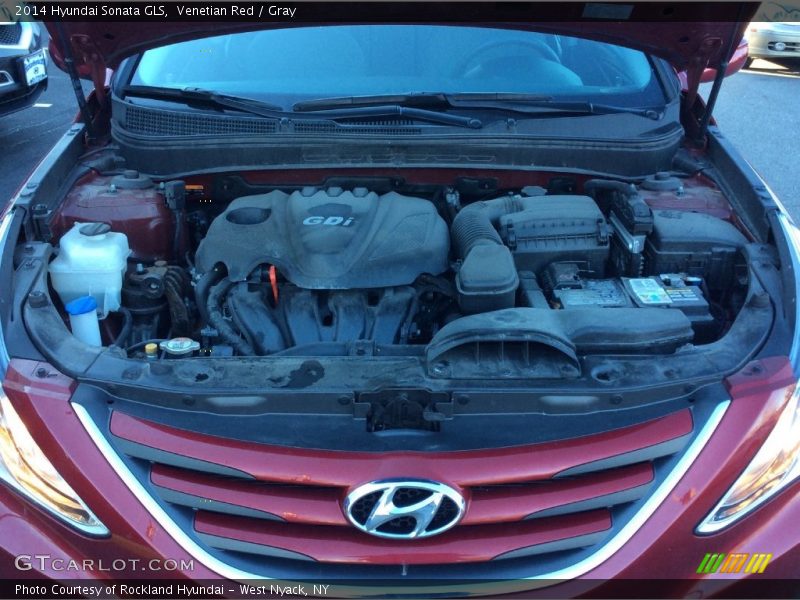 Venetian Red / Gray 2014 Hyundai Sonata GLS