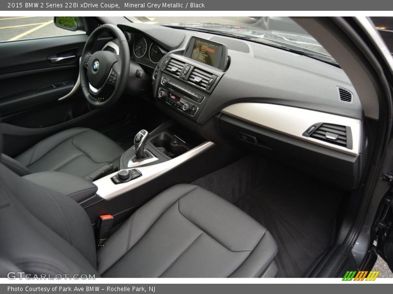 Mineral Grey Metallic / Black 2015 BMW 2 Series 228i xDrive Coupe
