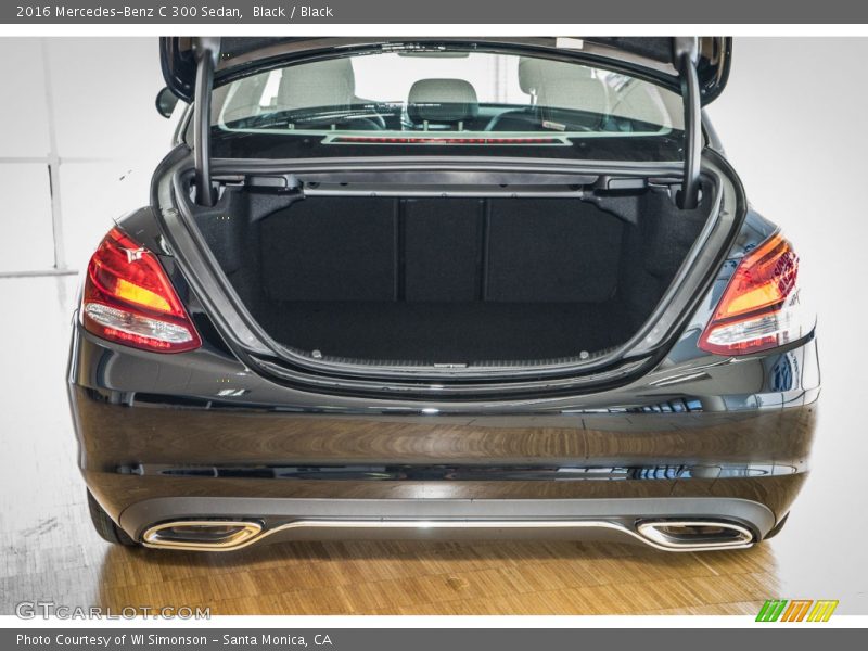 Black / Black 2016 Mercedes-Benz C 300 Sedan