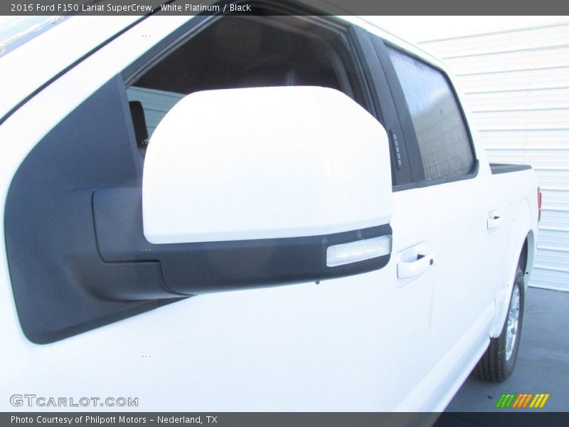 White Platinum / Black 2016 Ford F150 Lariat SuperCrew