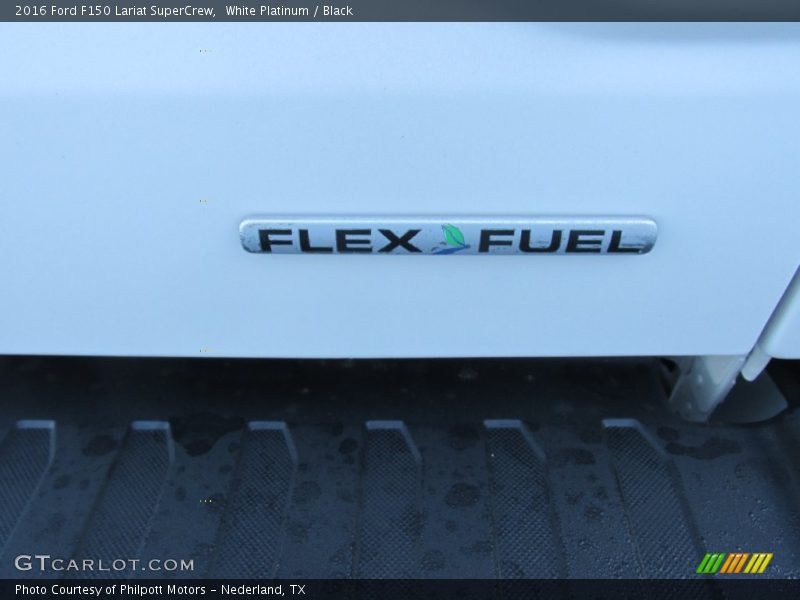 White Platinum / Black 2016 Ford F150 Lariat SuperCrew