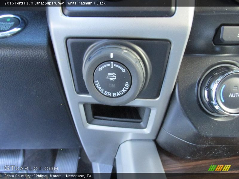 White Platinum / Black 2016 Ford F150 Lariat SuperCrew