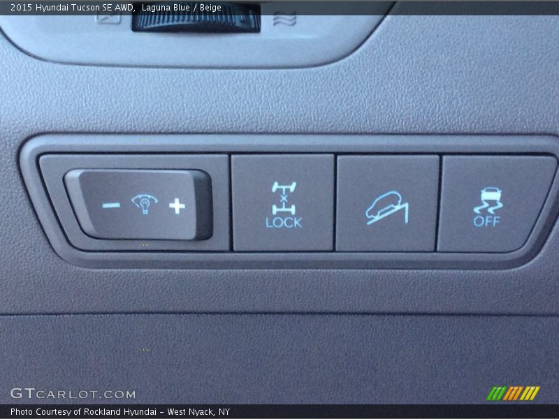 Laguna Blue / Beige 2015 Hyundai Tucson SE AWD