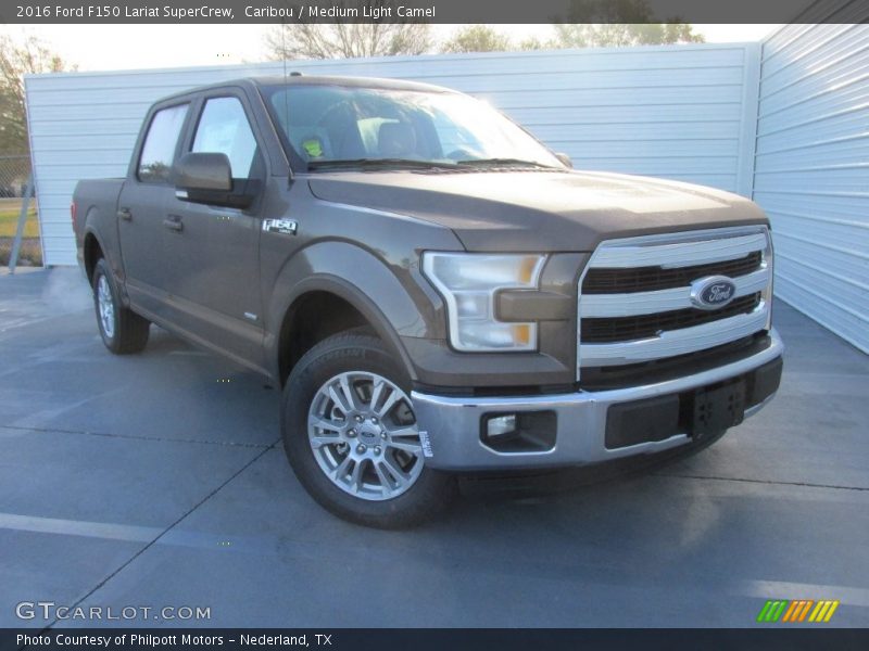 Caribou / Medium Light Camel 2016 Ford F150 Lariat SuperCrew