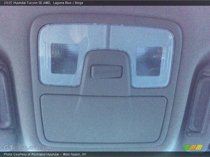 Laguna Blue / Beige 2015 Hyundai Tucson SE AWD