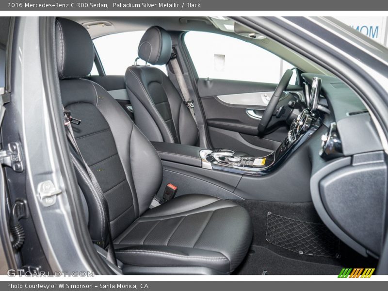 Palladium Silver Metallic / Black 2016 Mercedes-Benz C 300 Sedan