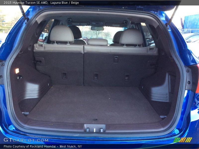 Laguna Blue / Beige 2015 Hyundai Tucson SE AWD