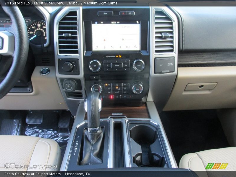 Caribou / Medium Light Camel 2016 Ford F150 Lariat SuperCrew