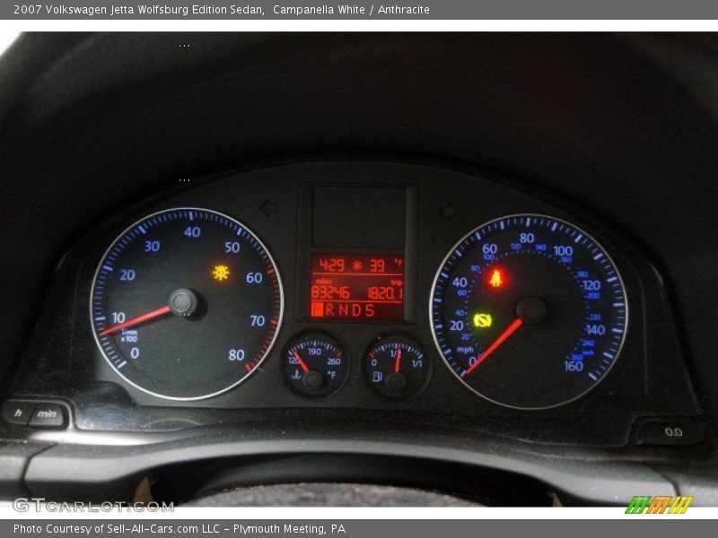Campanella White / Anthracite 2007 Volkswagen Jetta Wolfsburg Edition Sedan