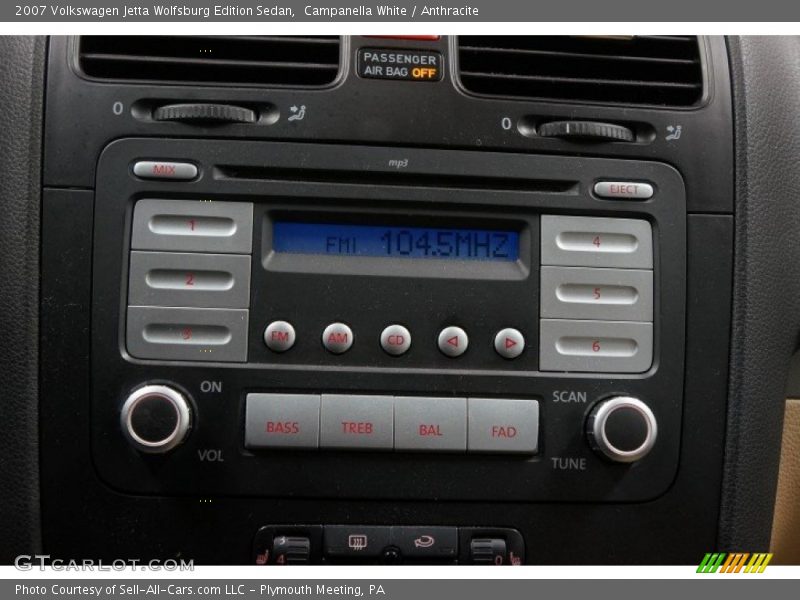Campanella White / Anthracite 2007 Volkswagen Jetta Wolfsburg Edition Sedan