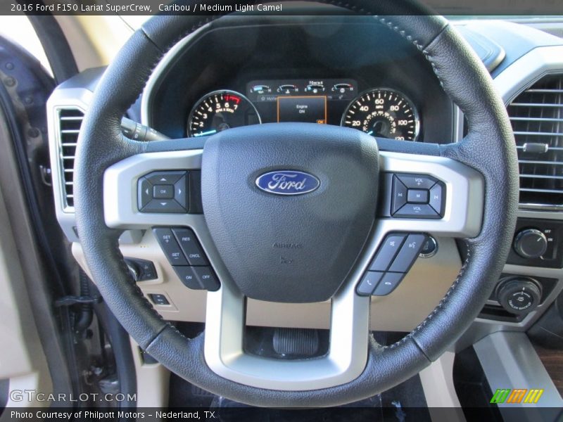 Caribou / Medium Light Camel 2016 Ford F150 Lariat SuperCrew