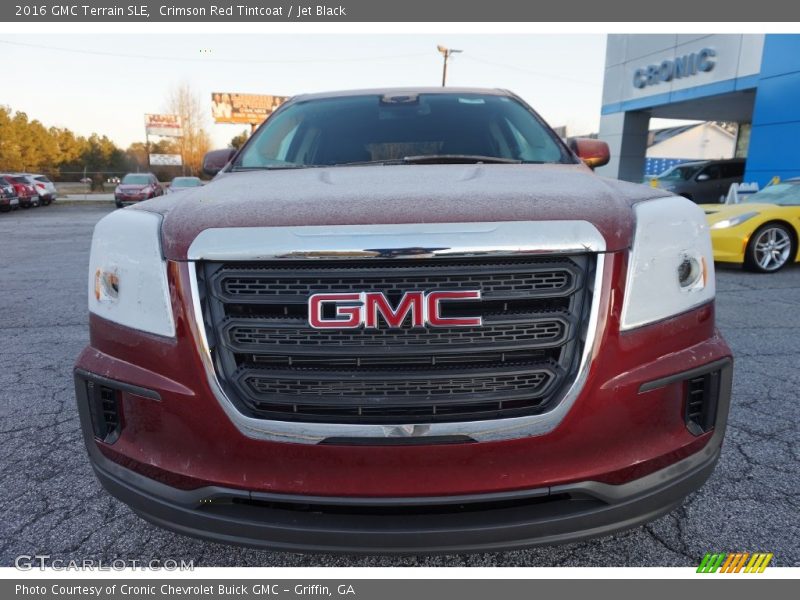 Crimson Red Tintcoat / Jet Black 2016 GMC Terrain SLE