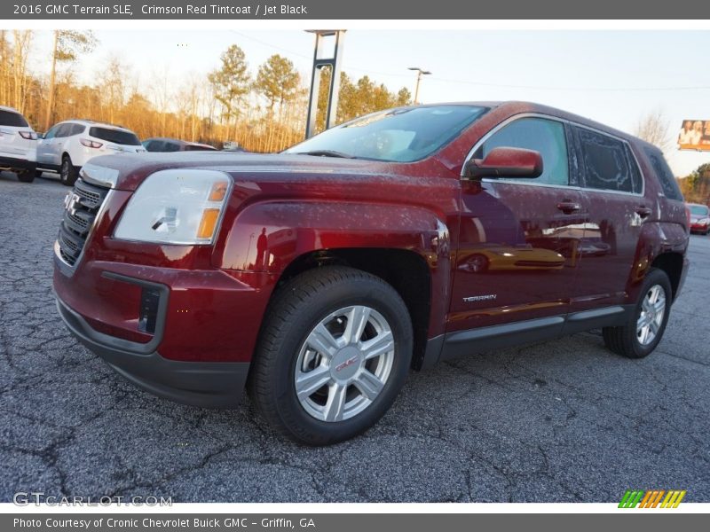 Crimson Red Tintcoat / Jet Black 2016 GMC Terrain SLE