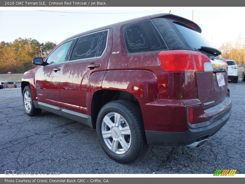 Crimson Red Tintcoat / Jet Black 2016 GMC Terrain SLE