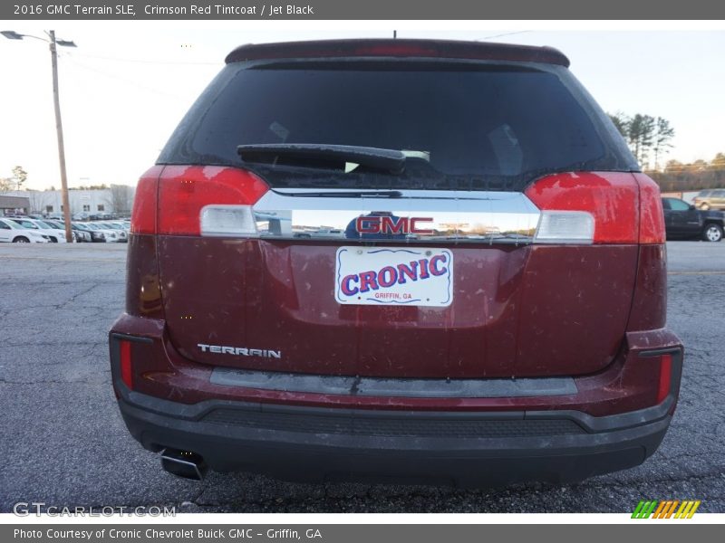 Crimson Red Tintcoat / Jet Black 2016 GMC Terrain SLE