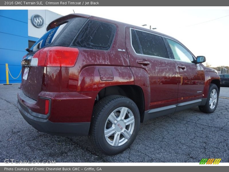 Crimson Red Tintcoat / Jet Black 2016 GMC Terrain SLE