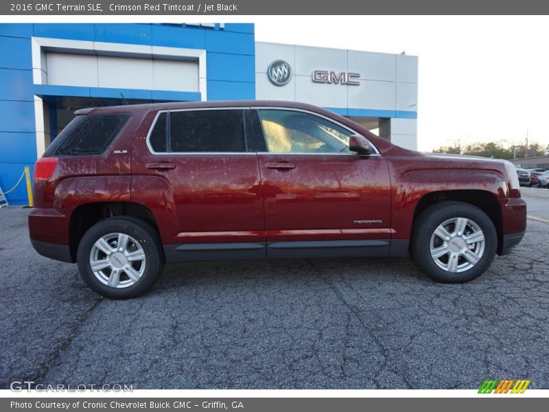 Crimson Red Tintcoat / Jet Black 2016 GMC Terrain SLE