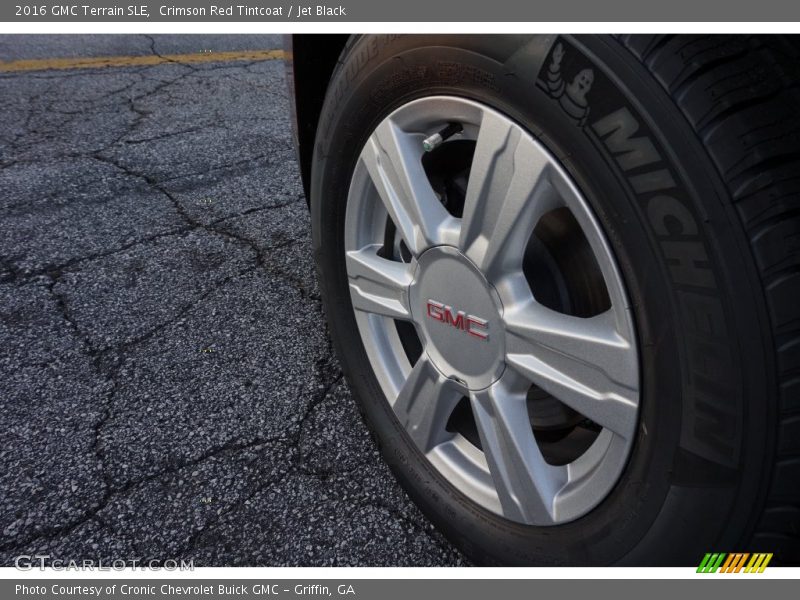 Crimson Red Tintcoat / Jet Black 2016 GMC Terrain SLE