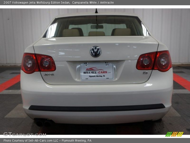 Campanella White / Anthracite 2007 Volkswagen Jetta Wolfsburg Edition Sedan