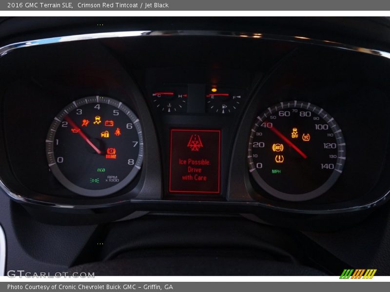 Crimson Red Tintcoat / Jet Black 2016 GMC Terrain SLE