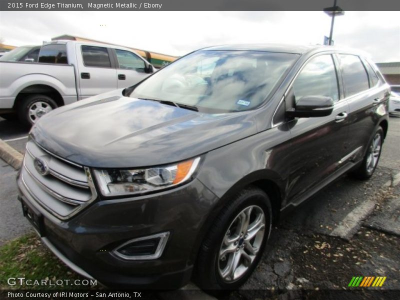 Magnetic Metallic / Ebony 2015 Ford Edge Titanium