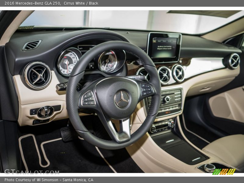 Cirrus White / Black 2016 Mercedes-Benz GLA 250