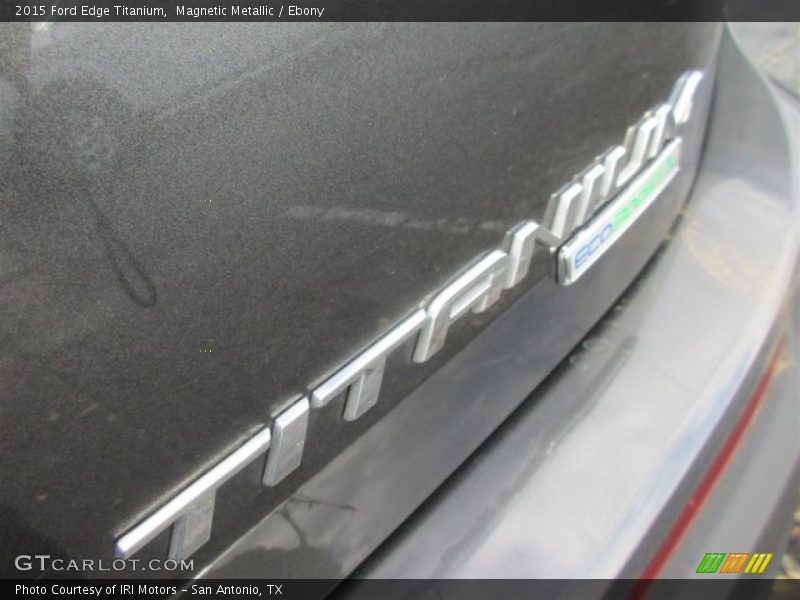 Magnetic Metallic / Ebony 2015 Ford Edge Titanium