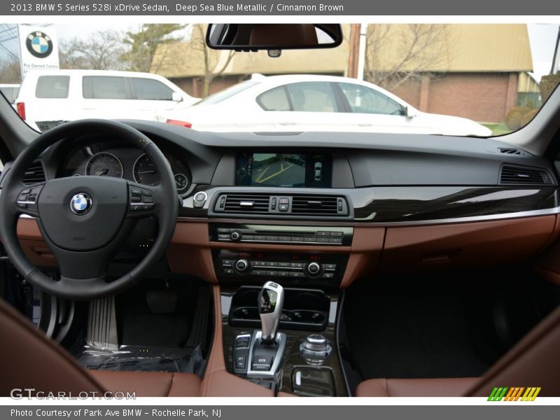 Deep Sea Blue Metallic / Cinnamon Brown 2013 BMW 5 Series 528i xDrive Sedan