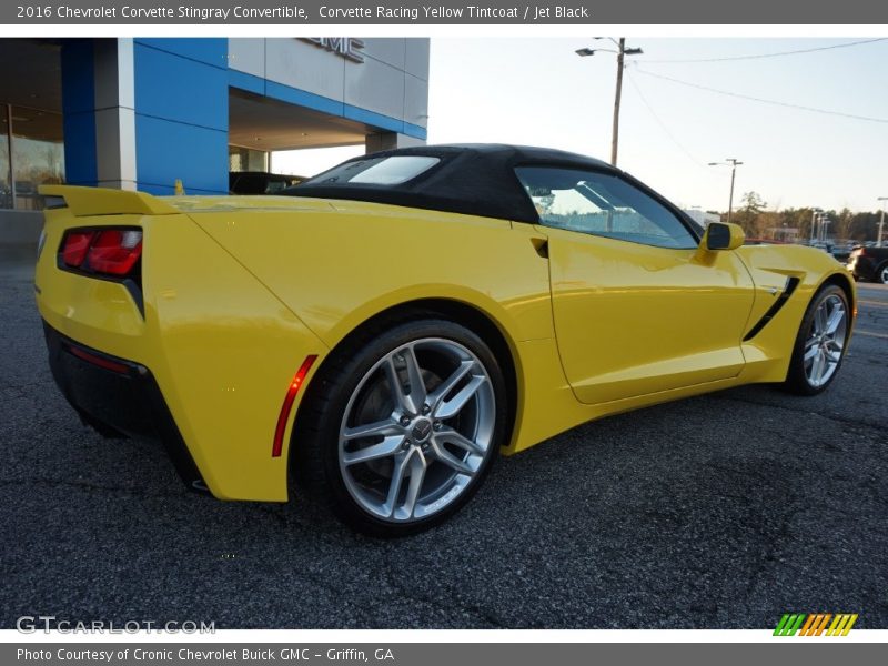 Corvette Racing Yellow Tintcoat / Jet Black 2016 Chevrolet Corvette Stingray Convertible