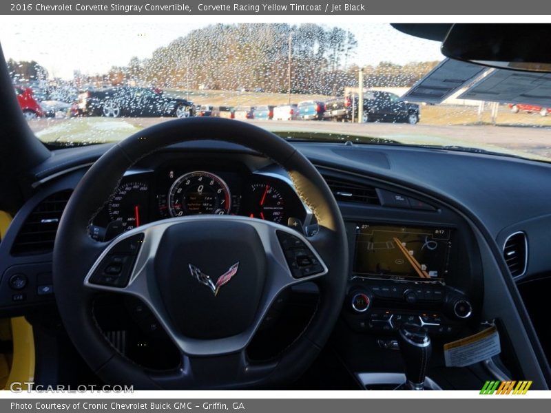 Corvette Racing Yellow Tintcoat / Jet Black 2016 Chevrolet Corvette Stingray Convertible