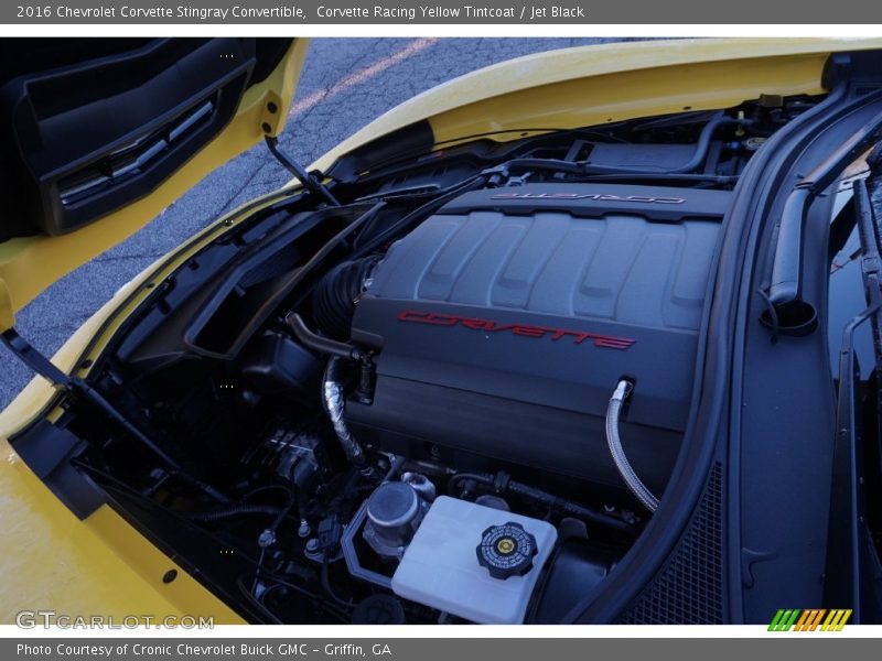 Corvette Racing Yellow Tintcoat / Jet Black 2016 Chevrolet Corvette Stingray Convertible