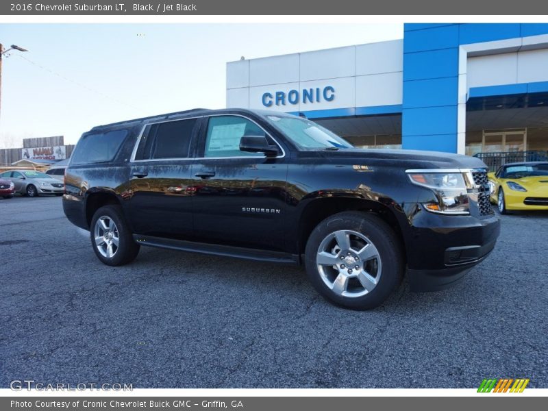 Black / Jet Black 2016 Chevrolet Suburban LT