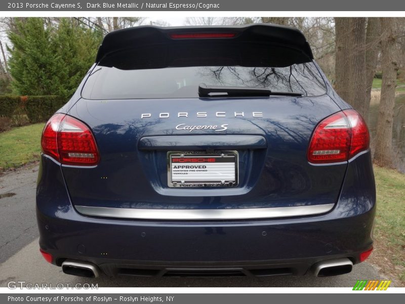 Dark Blue Metallic / Natural Espresso/Cognac 2013 Porsche Cayenne S