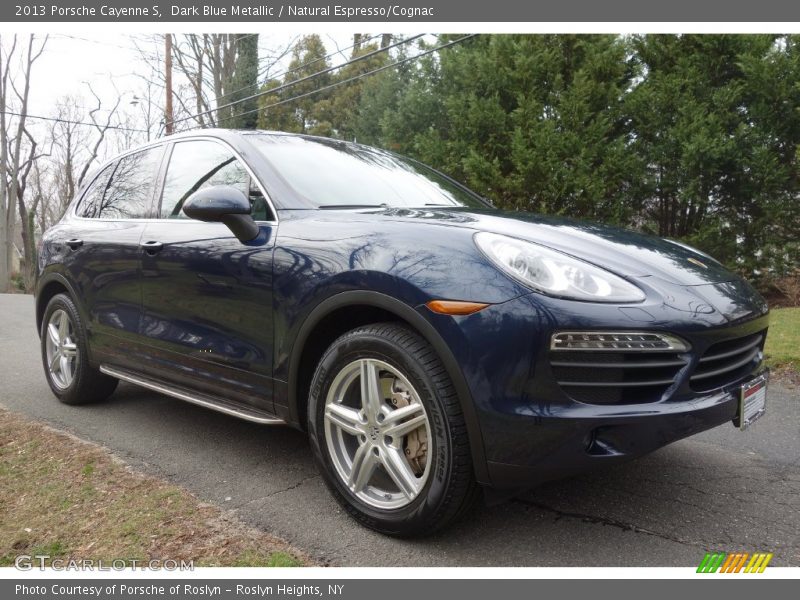 Dark Blue Metallic / Natural Espresso/Cognac 2013 Porsche Cayenne S