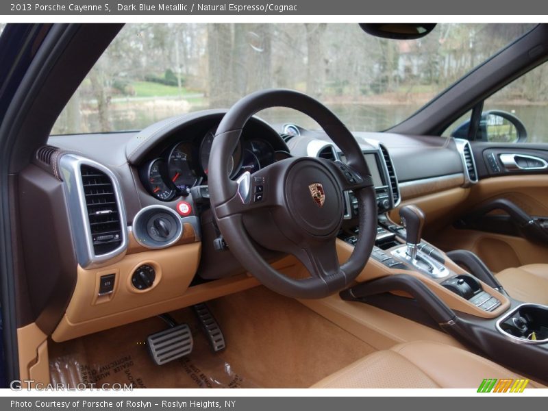 Dark Blue Metallic / Natural Espresso/Cognac 2013 Porsche Cayenne S