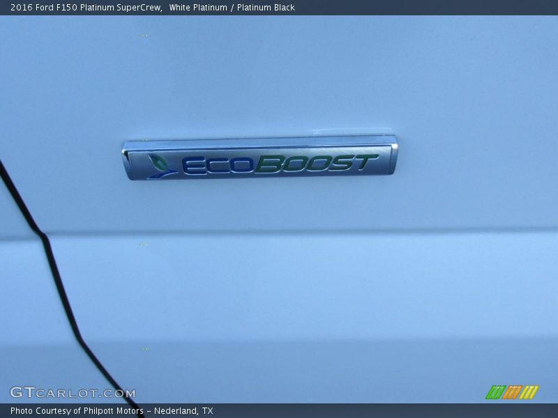 White Platinum / Platinum Black 2016 Ford F150 Platinum SuperCrew