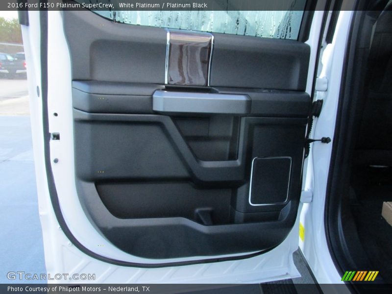 White Platinum / Platinum Black 2016 Ford F150 Platinum SuperCrew