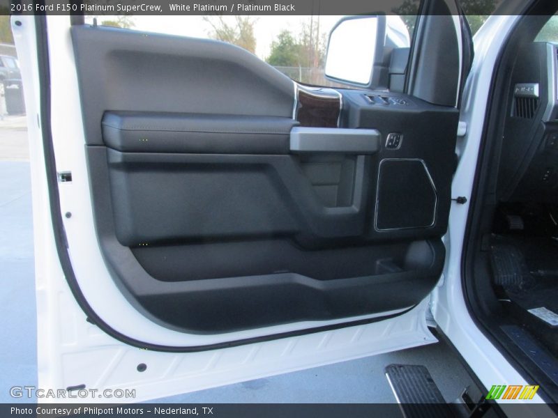 White Platinum / Platinum Black 2016 Ford F150 Platinum SuperCrew