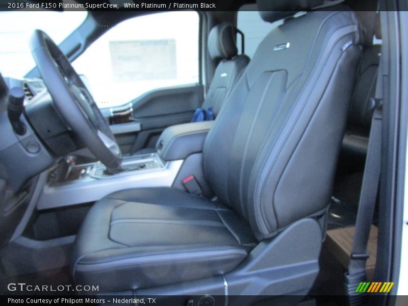 White Platinum / Platinum Black 2016 Ford F150 Platinum SuperCrew