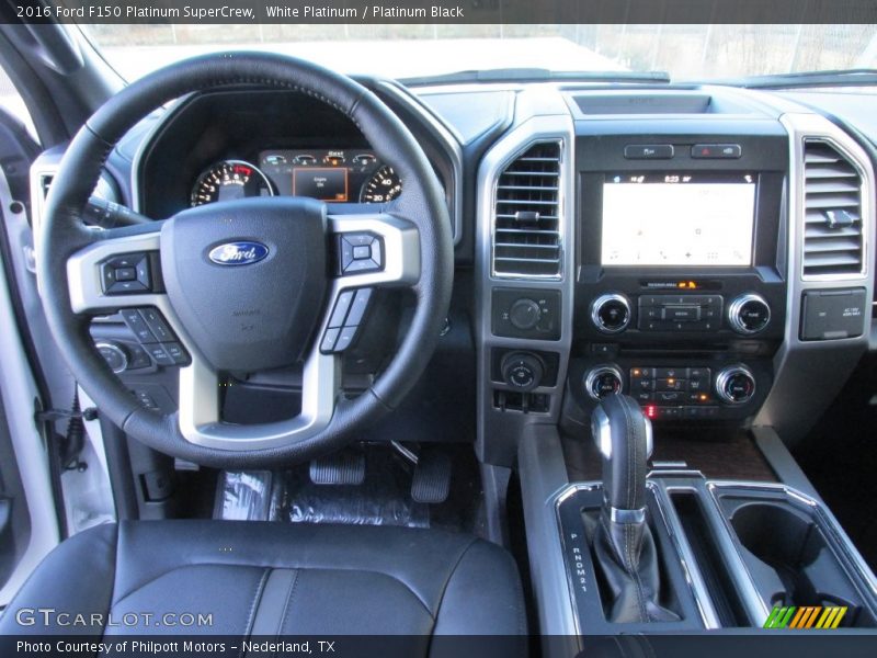 White Platinum / Platinum Black 2016 Ford F150 Platinum SuperCrew