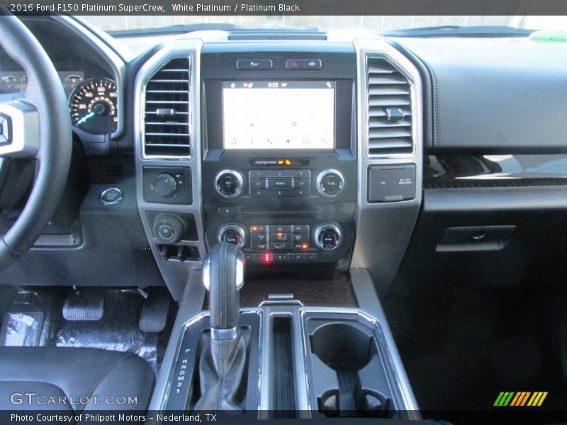 White Platinum / Platinum Black 2016 Ford F150 Platinum SuperCrew