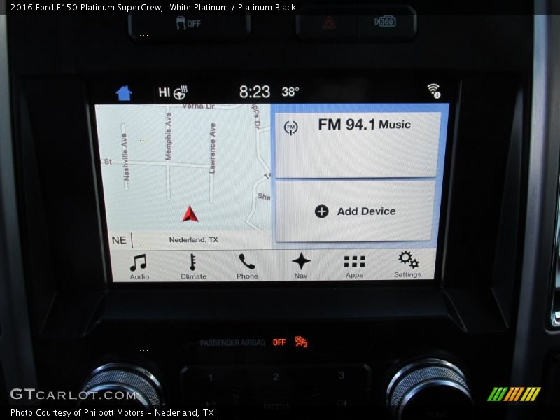 White Platinum / Platinum Black 2016 Ford F150 Platinum SuperCrew