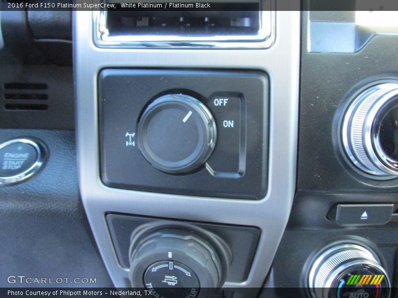 White Platinum / Platinum Black 2016 Ford F150 Platinum SuperCrew