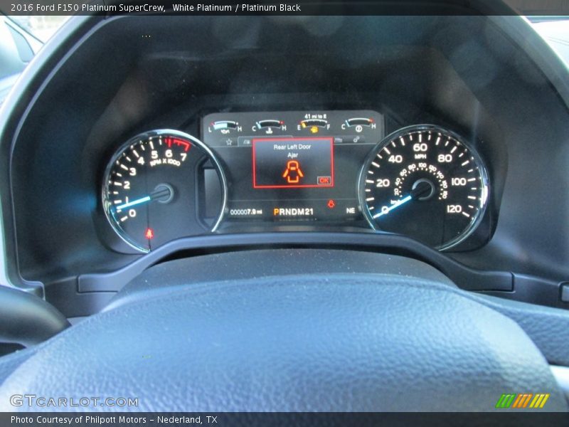 White Platinum / Platinum Black 2016 Ford F150 Platinum SuperCrew