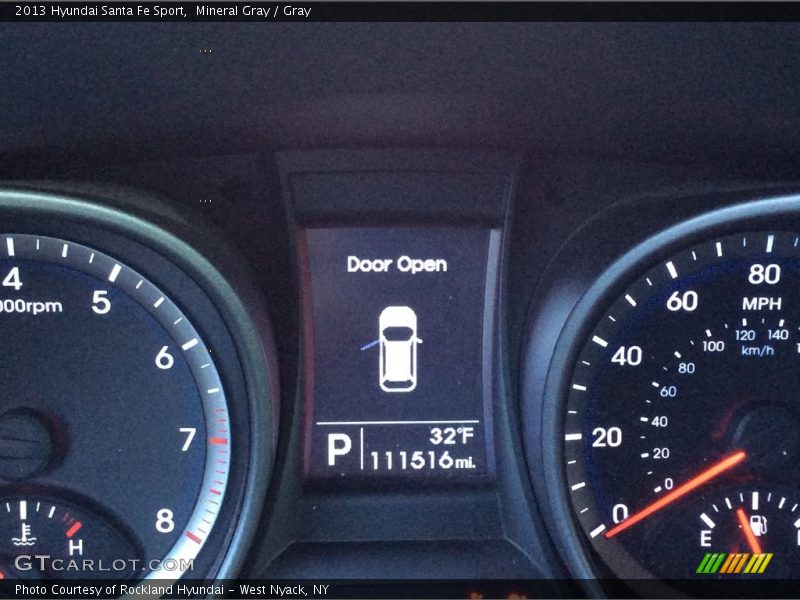 Mineral Gray / Gray 2013 Hyundai Santa Fe Sport