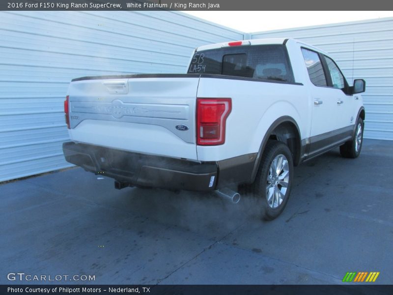 White Platinum / King Ranch Java 2016 Ford F150 King Ranch SuperCrew