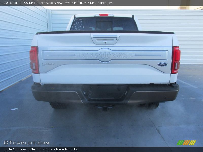 White Platinum / King Ranch Java 2016 Ford F150 King Ranch SuperCrew