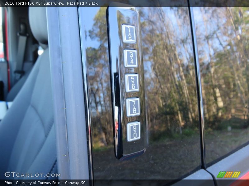 Race Red / Black 2016 Ford F150 XLT SuperCrew